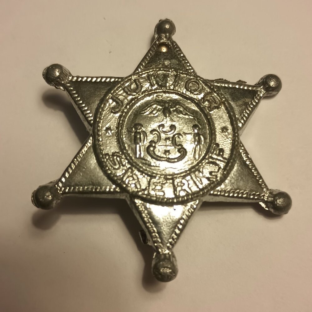 Vintage Kids Junior Sheriff Badge.